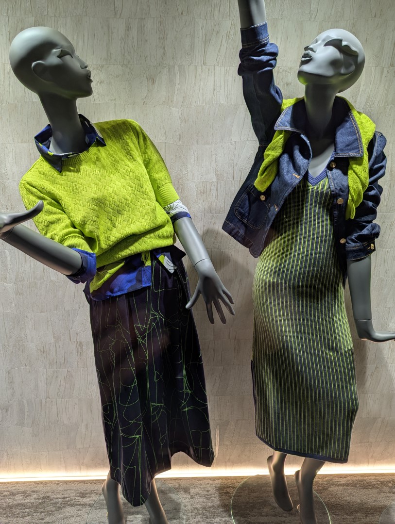 Etalage, collectie lente zomer, februari 2025