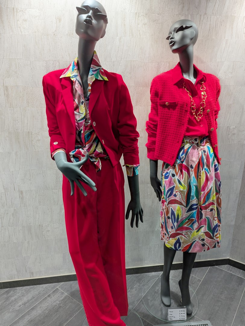 Etalage, collectie lente zomer, februari 2025