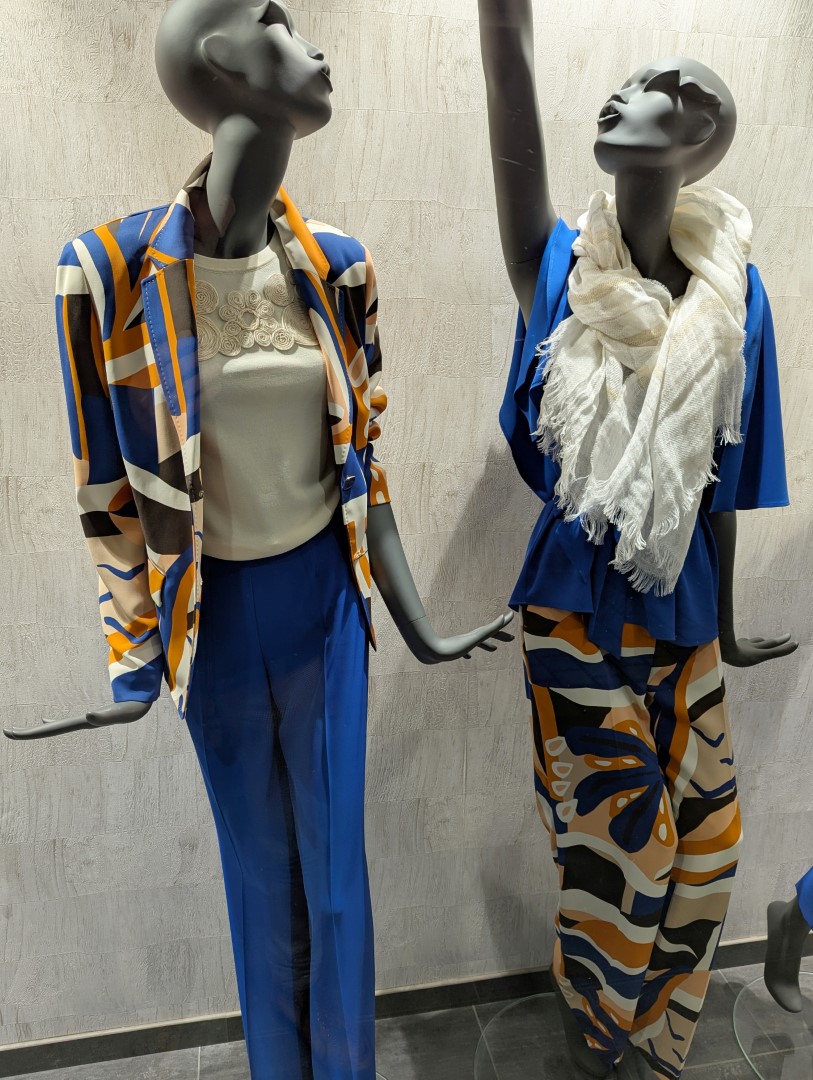 Etalage, collectie lente zomer, februari 2025