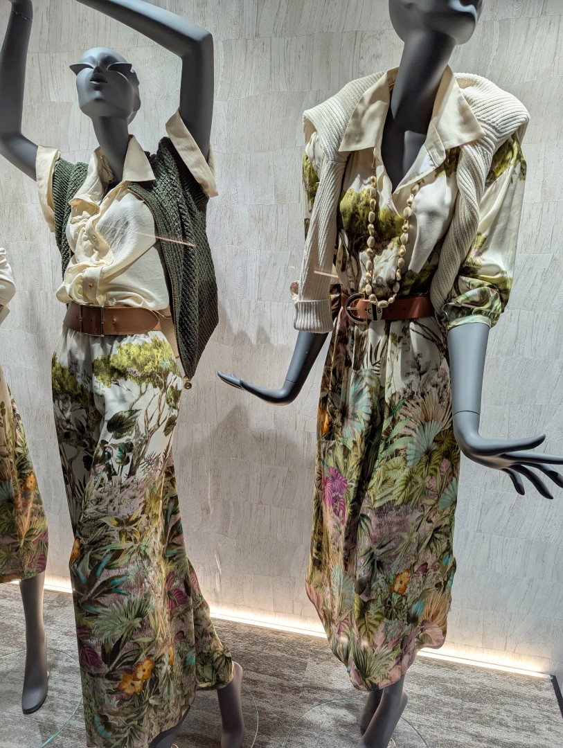 Etalage, collectie lente zomer, februari 2025