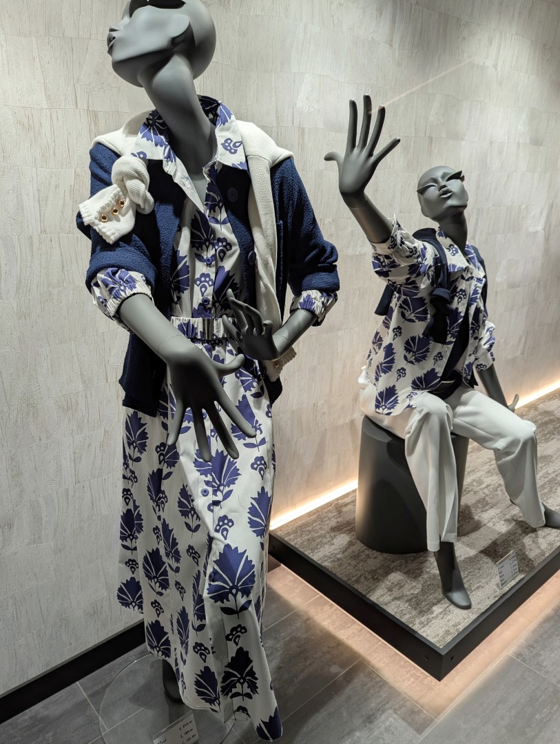 Etalage, collectie lente zomer, februari 2025