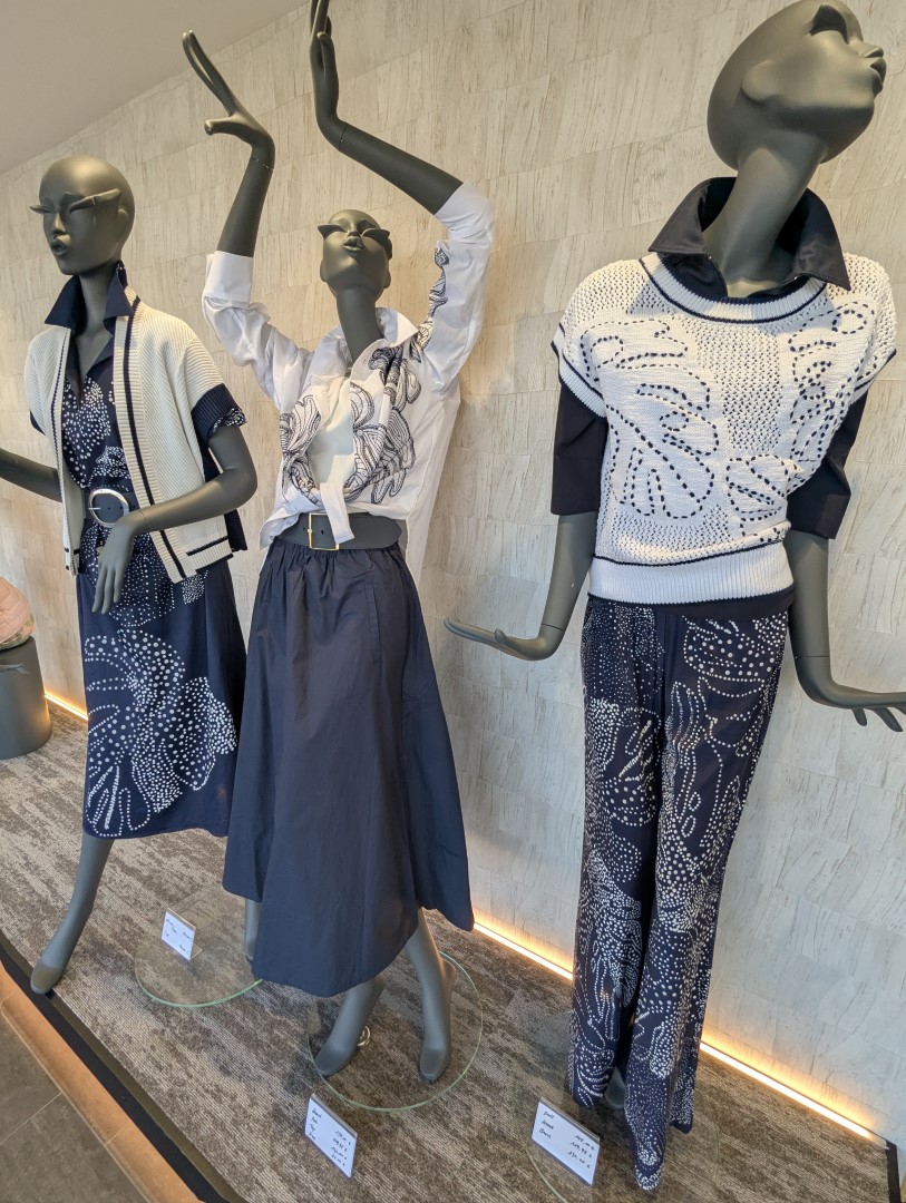 Etalage, collectie lente zomer 2025